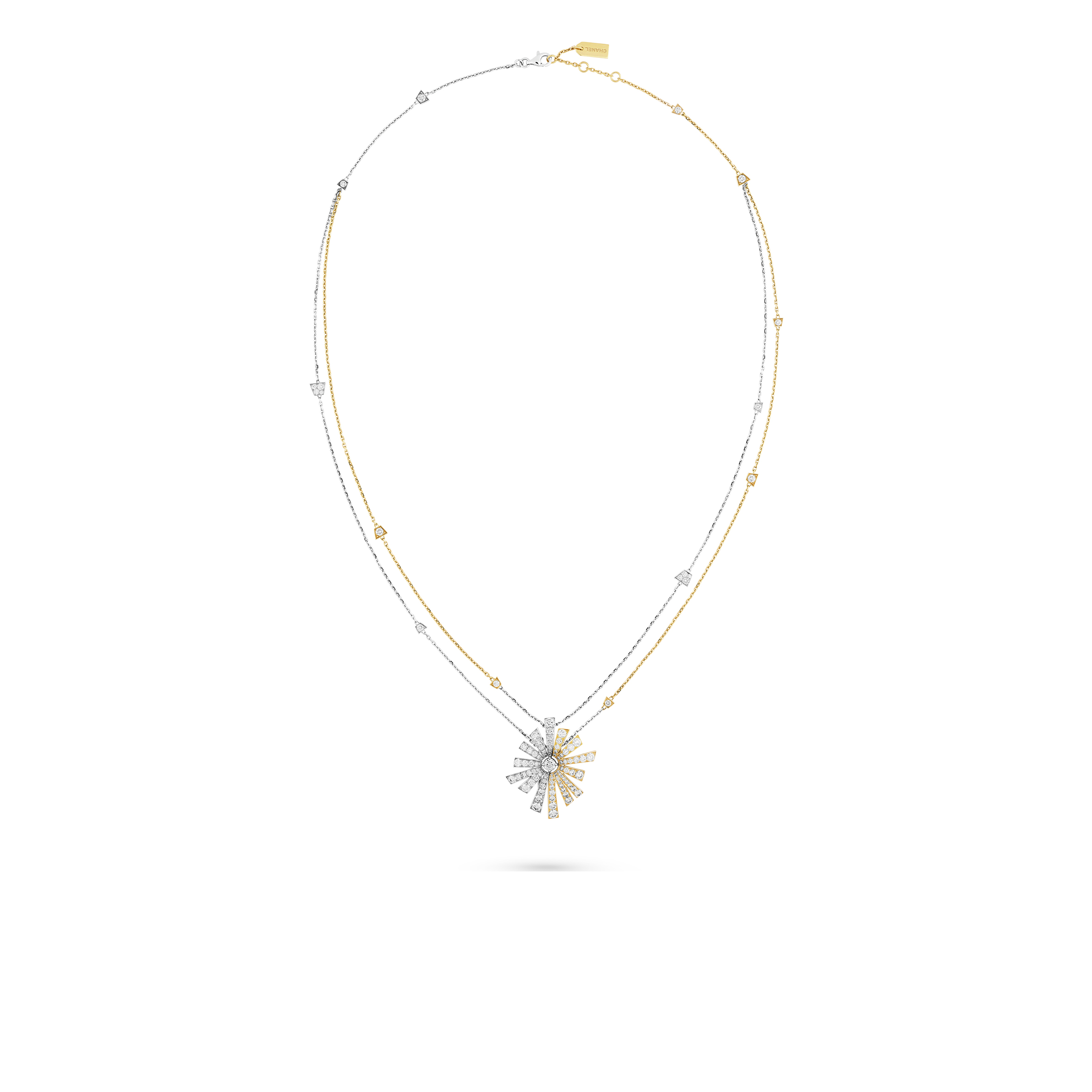 Ch*el soleil de Ch*el transformable necklace j11933